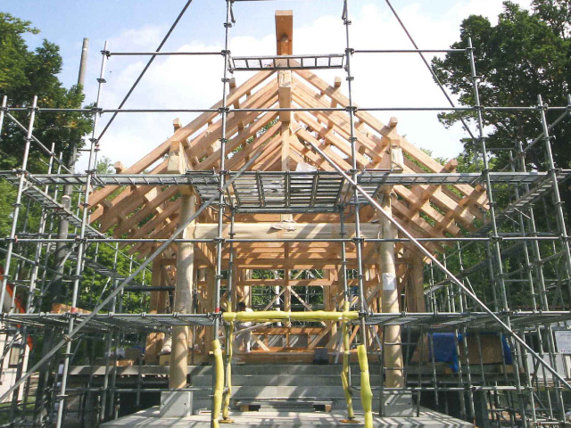 白山姫神社再建