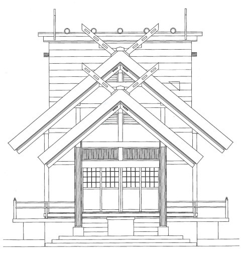 神社完成図