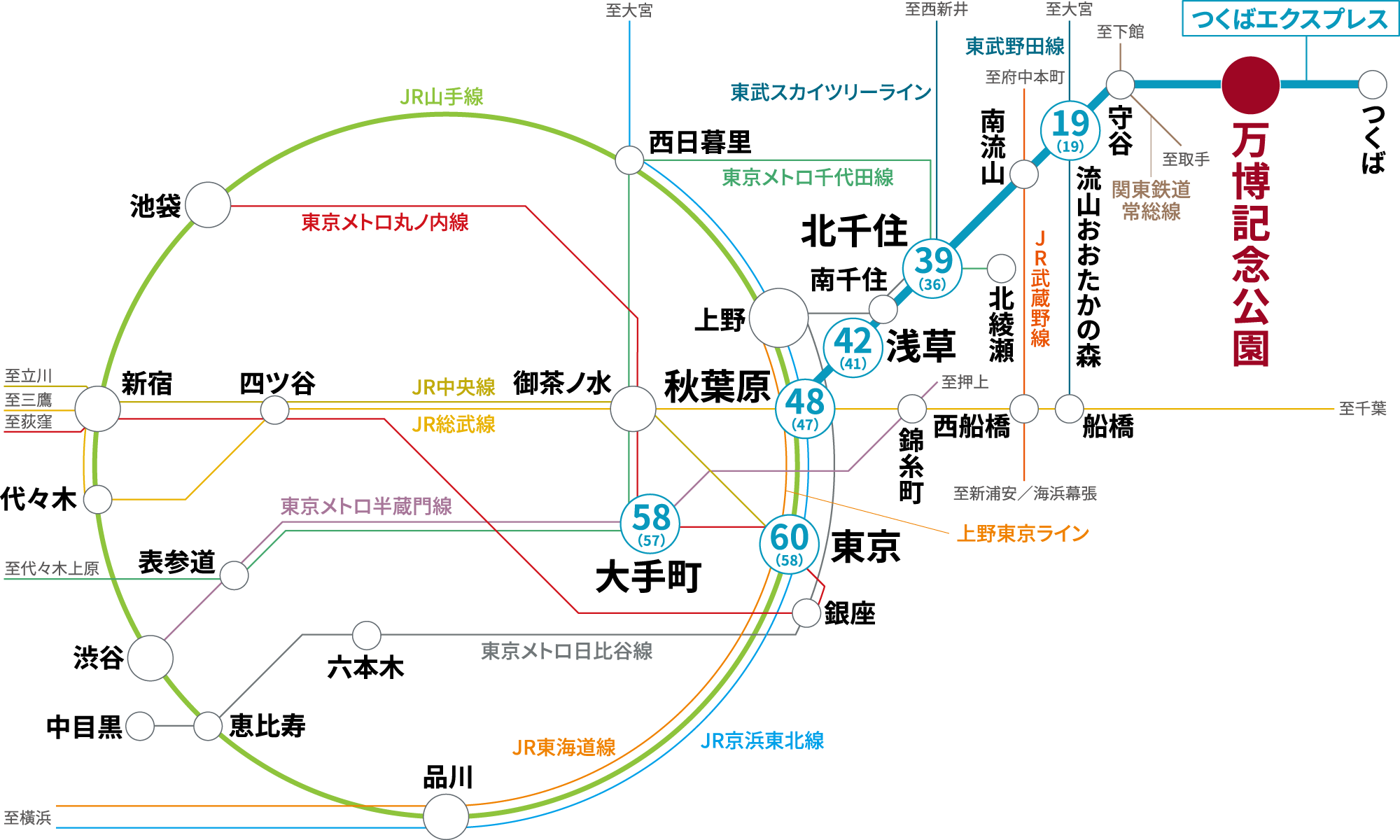 都心への通勤・通学も快適&スムーズ