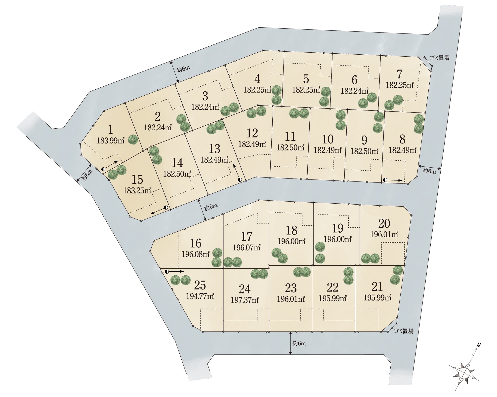 区画図イラスト