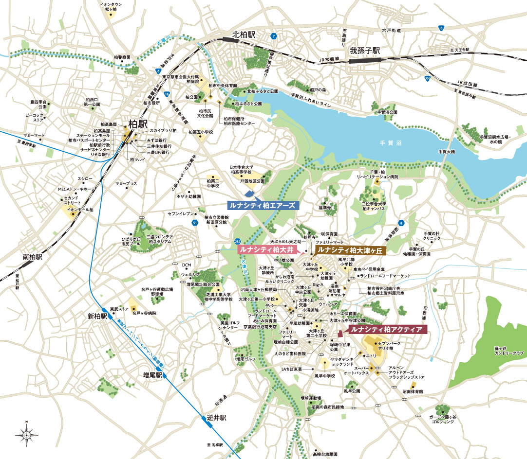 現地案内図