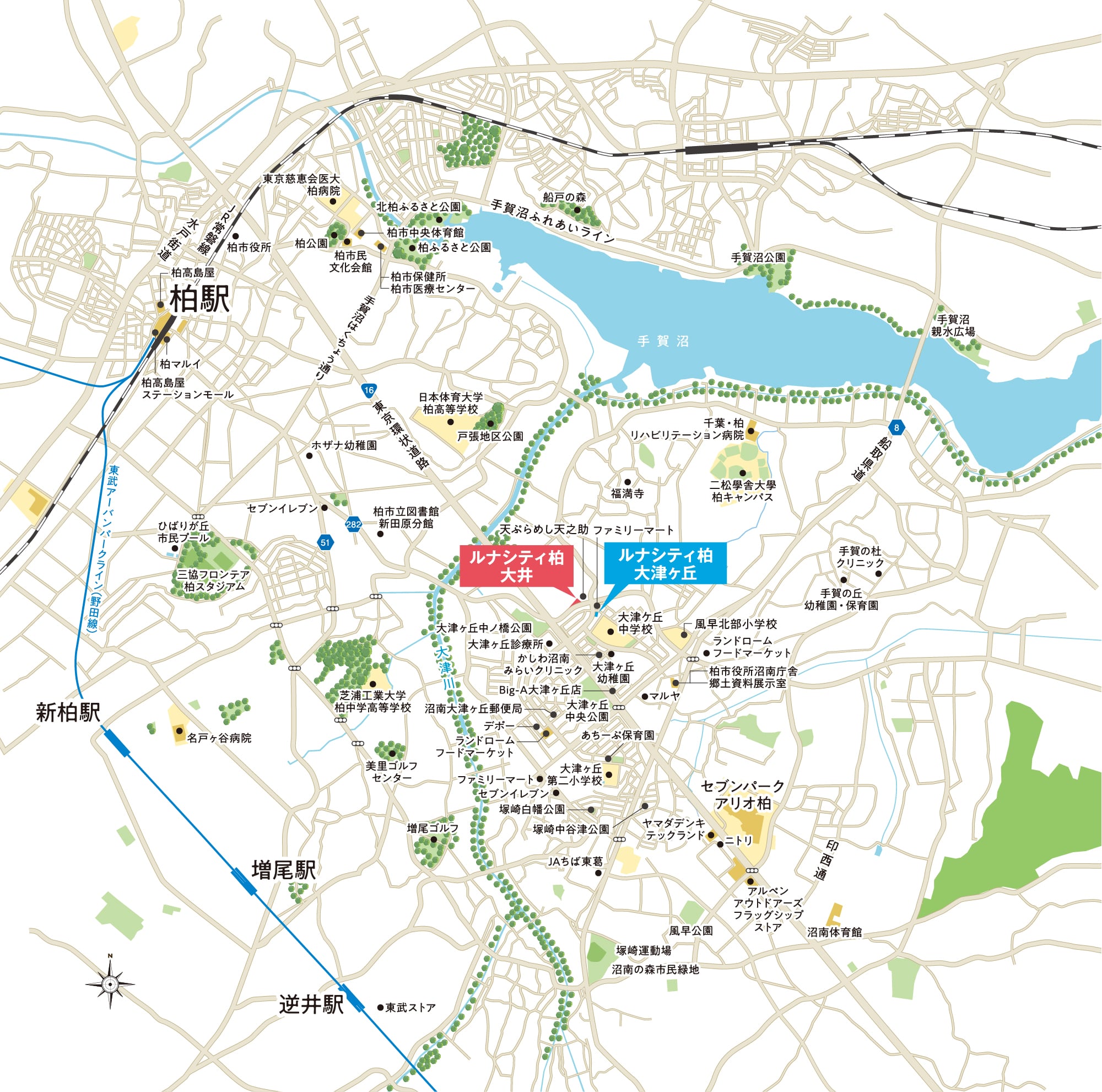 現地案内図