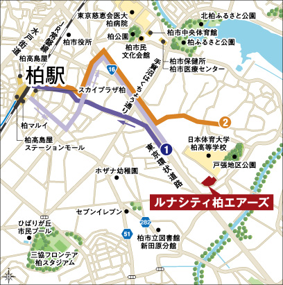 バス停案内図