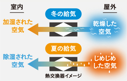 MERIT.02 夏はカラッと、冬はしっとり。