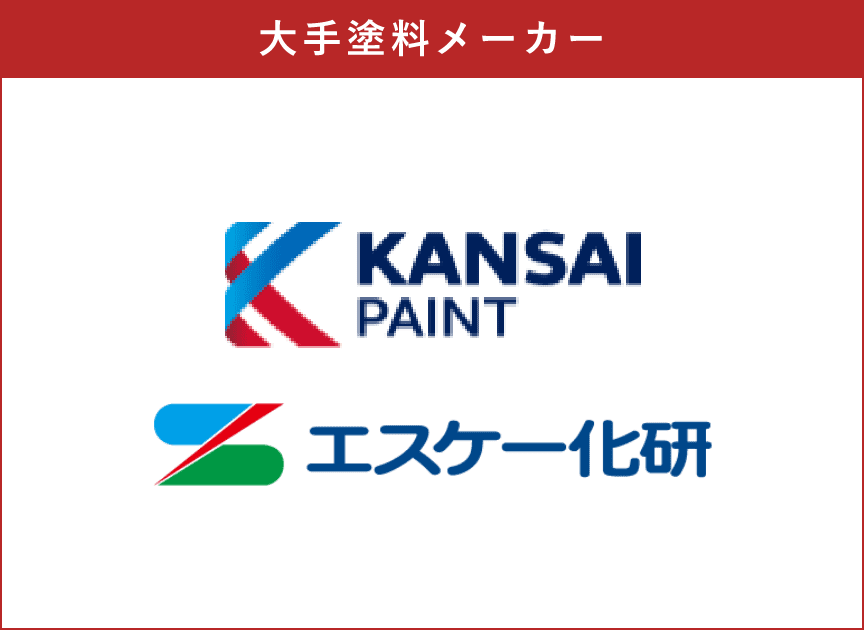 大手塗装メーカー　KANSAIPAINT、エスケー化研